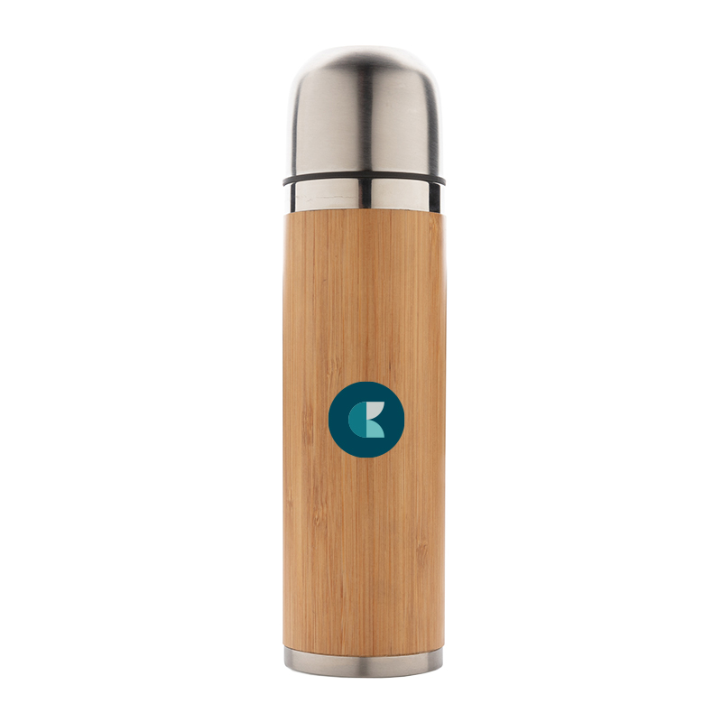 Bamboo travel bottle