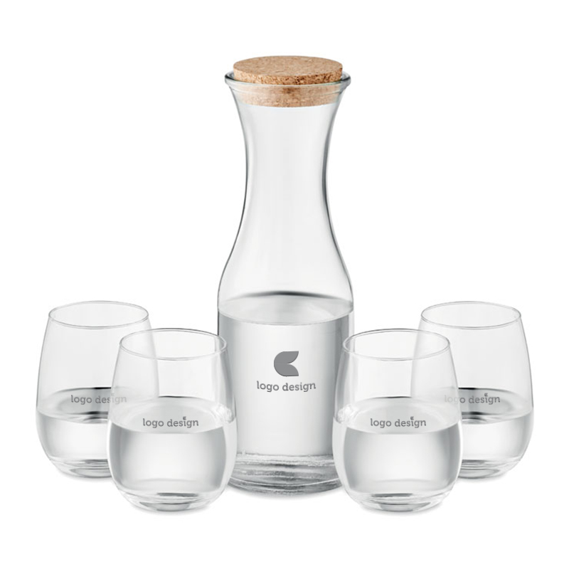 Drink set recycled glass