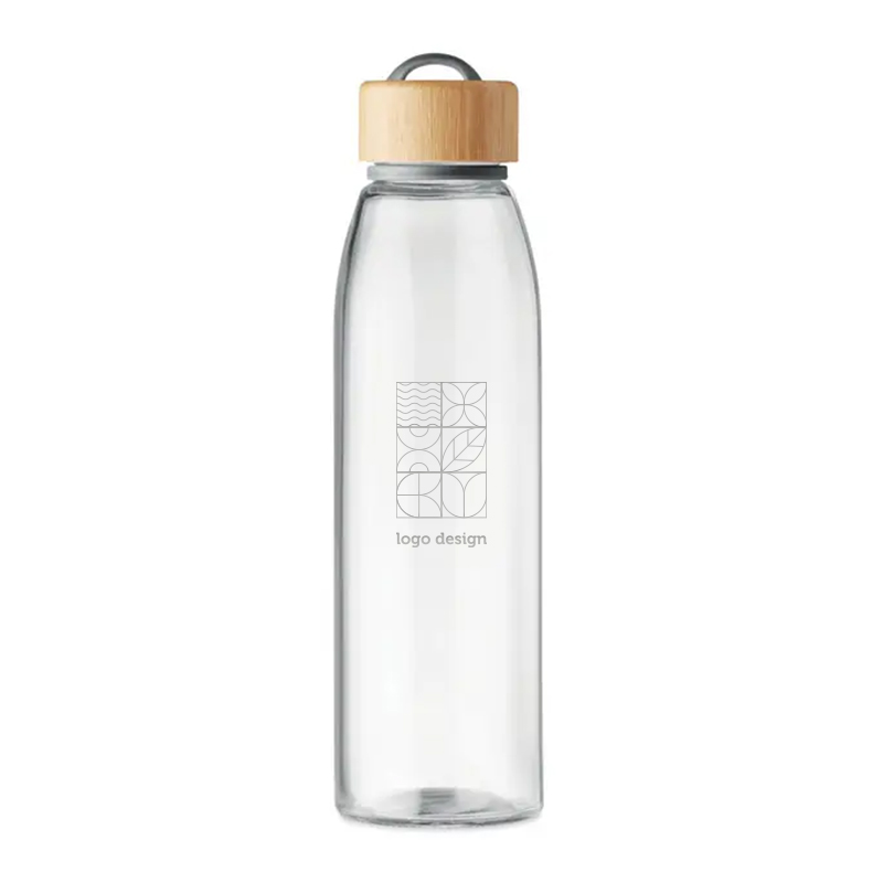 Glass water bottle