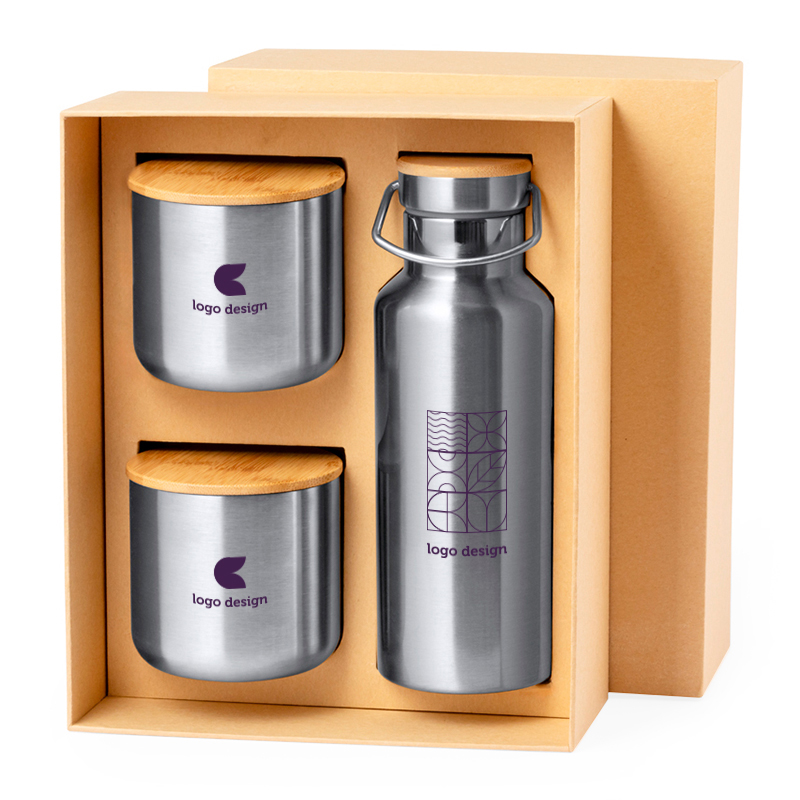 Thermos bottle with cups