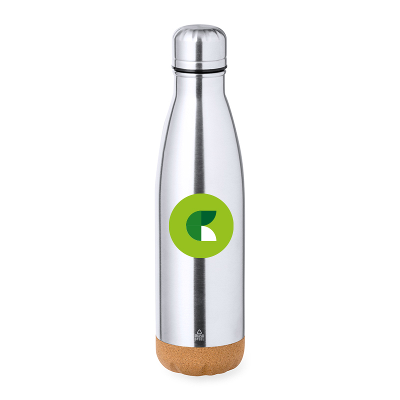 Thermos bottle with cork