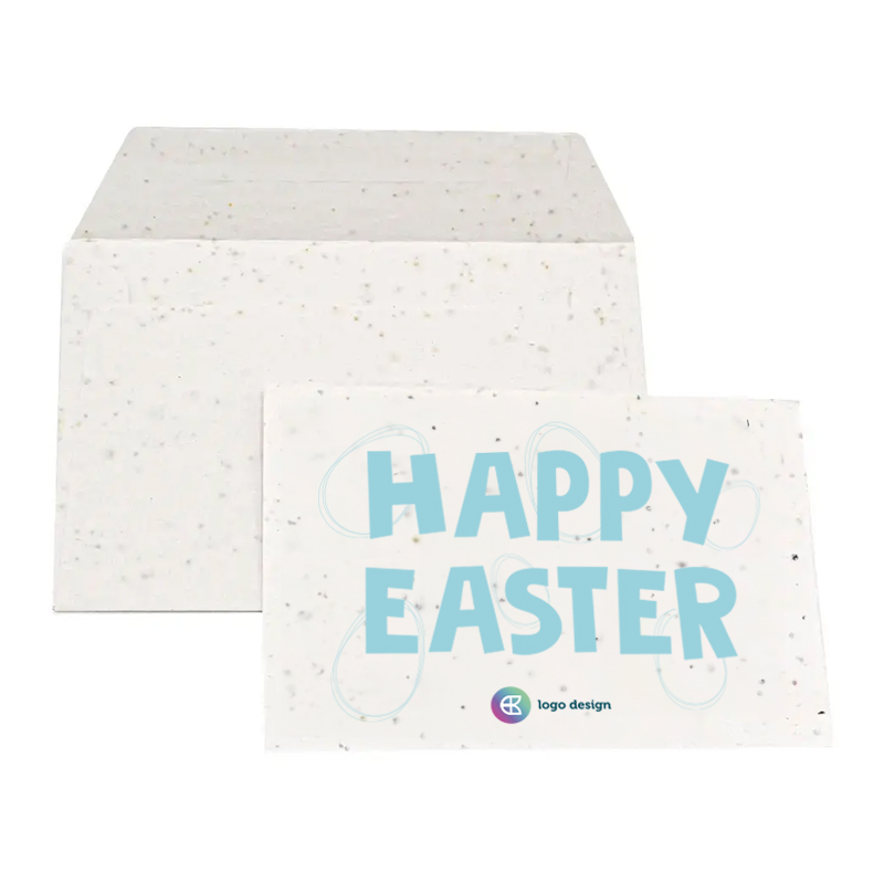 Seed paper Easter card A6