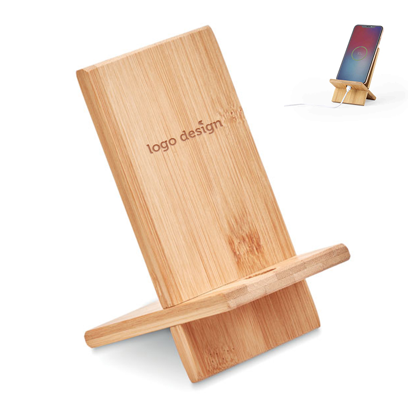 Bamboo phone stand