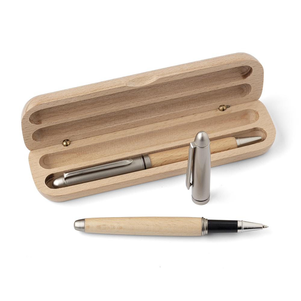 Beechwood pen set