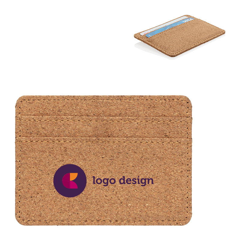 Cork credit card holder