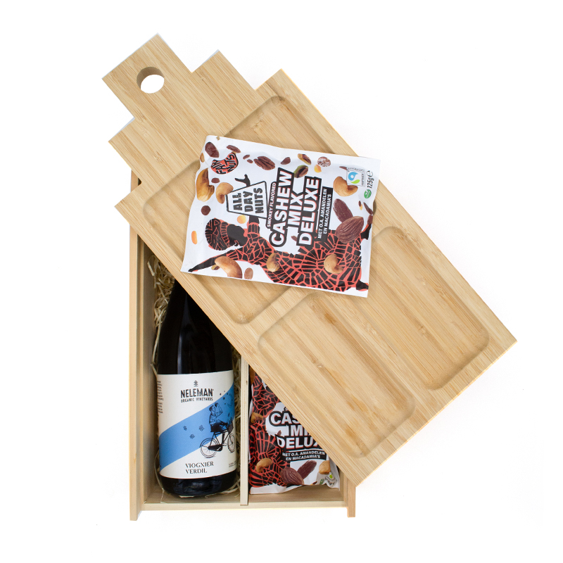 Wine box and cheese board