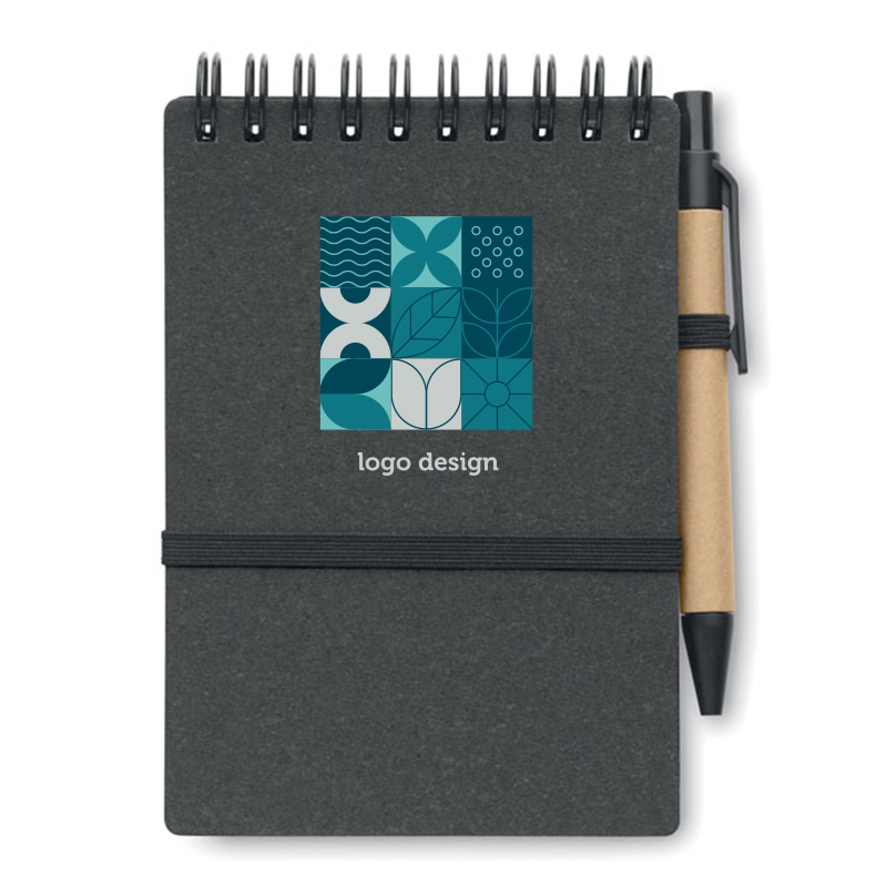 Small notebook with pen