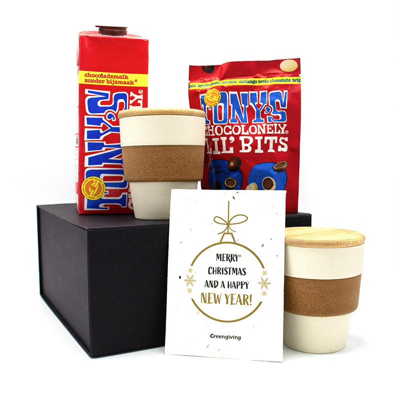 Chocolate milk gift set