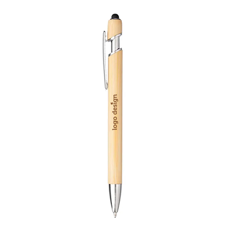 Bamboo pen with stylus