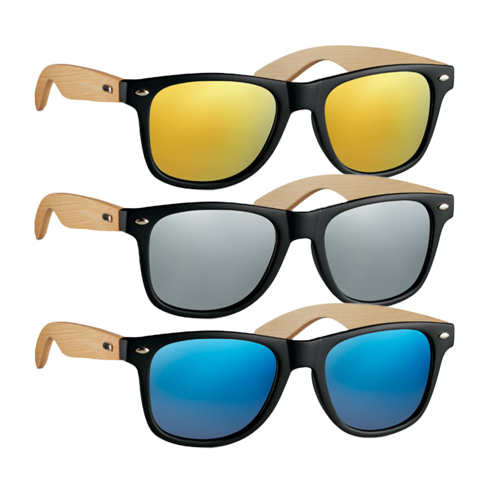 Sunglasses with bamboo legs