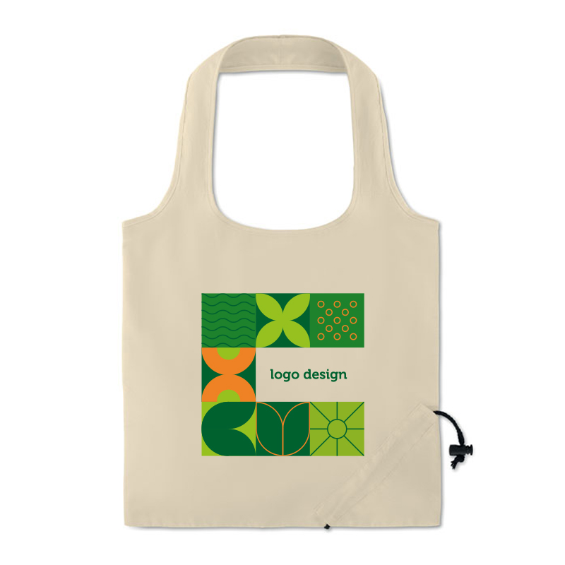 Foldable cotton shopping bag