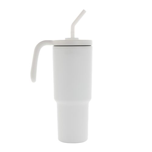 Tumbler with straw and handle - Image 5