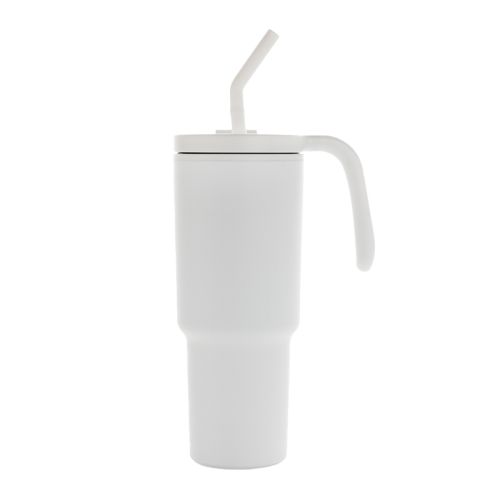 Tumbler with straw and handle - Image 4