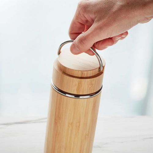 Double-walled bamboo bottle - Image 6