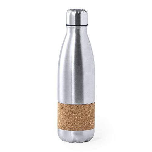 Stainless steel bottle with cork - Image 3