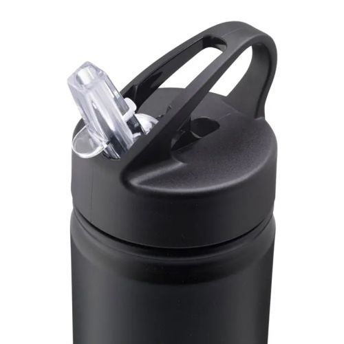 Stainless steel water bottle with sports cap - Image 5