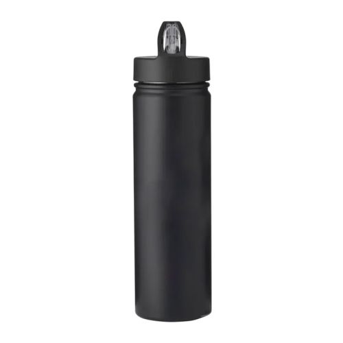 Stainless steel water bottle with sports cap - Image 4