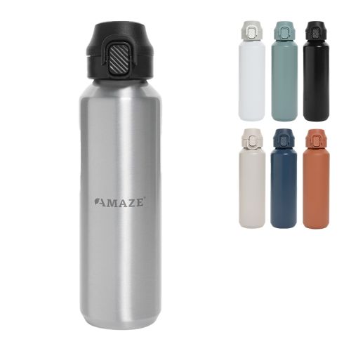 Steel sports bottle - Image 1