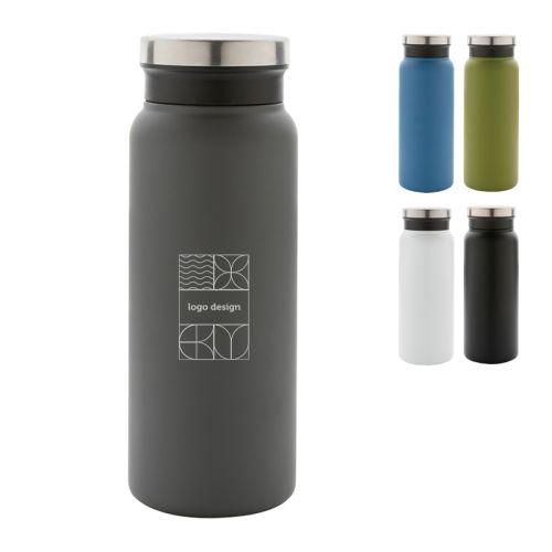 Thermos bottle recycled stainless steel - Image 1