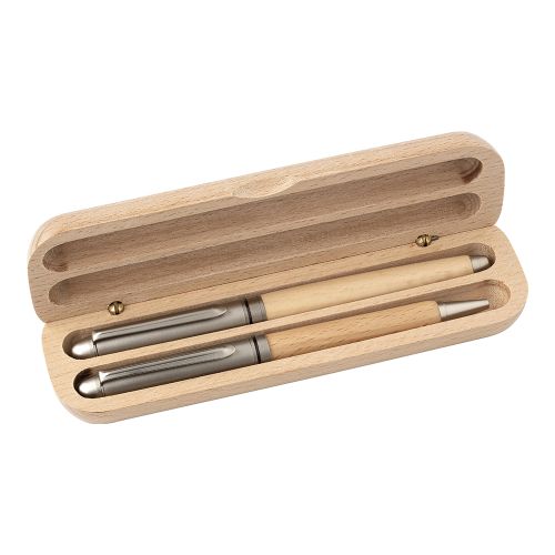 Beechwood pen set - Image 2