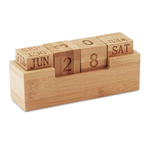 Bamboo desk calendar - Image 2