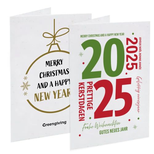 Seed paper Christmas card - Image 1