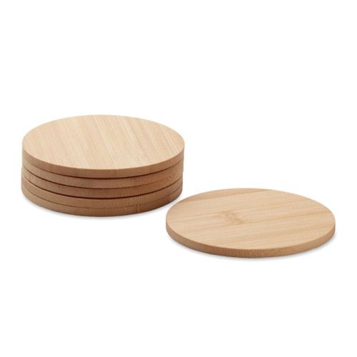 Bamboo coasters set - Image 2