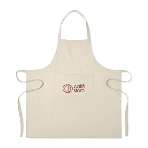 Kitchen apron recycled cotton - Image 1