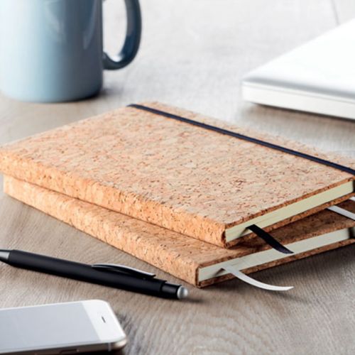 A5 notebook with cork cover - Image 5