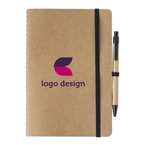 A5 notebook with pen - Image 1