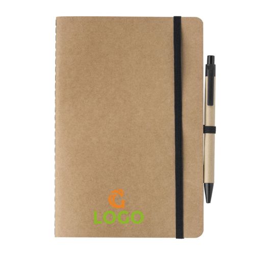 A5 notebook with pen - Image 1