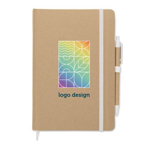 Set A5 notebook with pen - Image 1