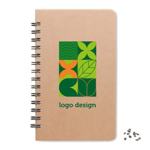 Notebook with seeds - Image 1