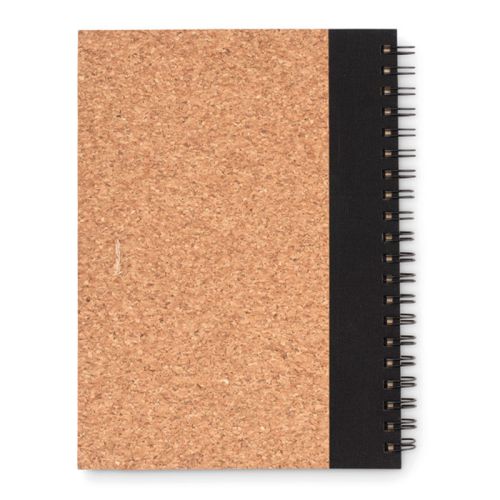 Cork notebook with ballpoint pen recycled cardboard - Image 3