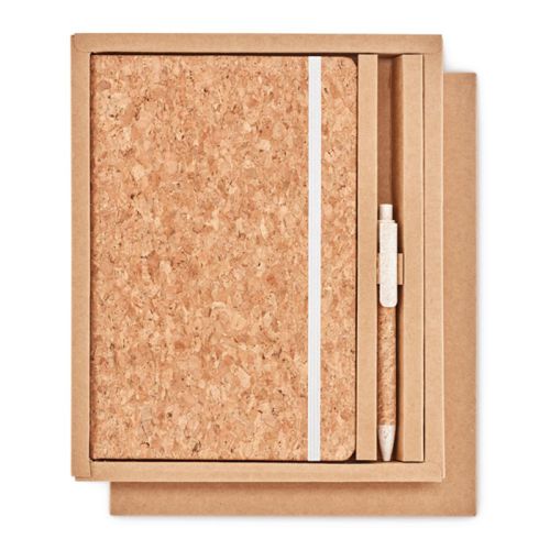 Cork notebook with pen - Image 2