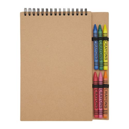 Notebook with crayon set - Image 2