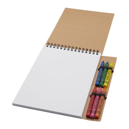 Notebook with crayon set - Image 4