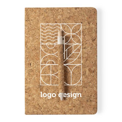 Notebook set of cork and wheat straw - Image 1