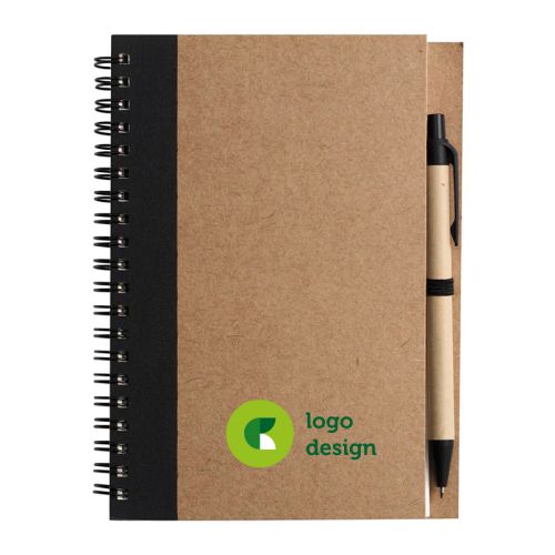 Notebook with ballpoint pen - Image 1