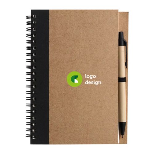 Notebook with ballpoint pen - Image 1