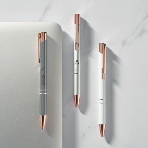 Aluminium rose gold pen - Image 8