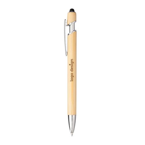 Bamboo pen with stylus - Image 1