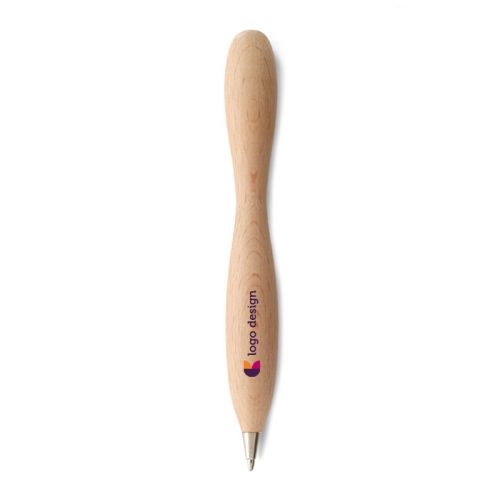 Wooden pen with bulge - Image 1