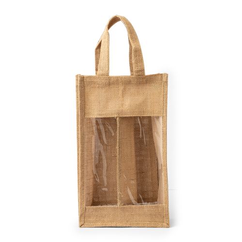 Double wine bag with window - Image 2