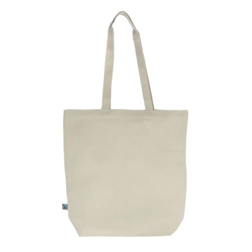 Fairtrade cotton bag | ecru - Image 3