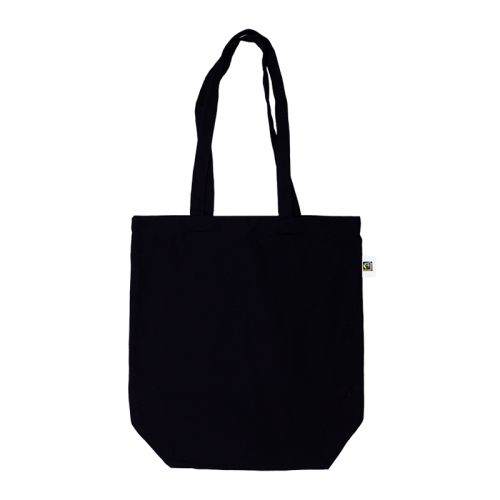 Fairtrade shopper canvas black - Image 2