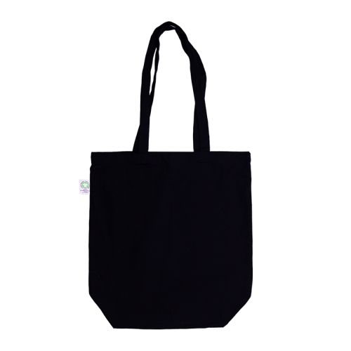 Fairtrade shopper canvas black - Image 3