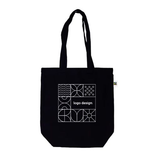 Fairtrade shopper canvas black - Image 1