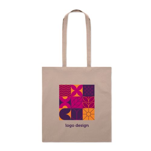 Coloured cotton bag - Image 1