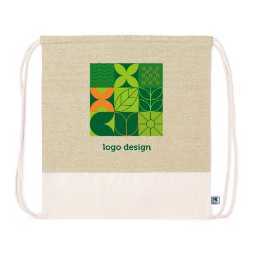 Fairtrade drawstring bag - Image 1